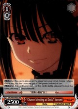 Weiss Schwarz Date a Live, Kurumi DAL/W79-PE03 PR Promo Chance Meet English NM+