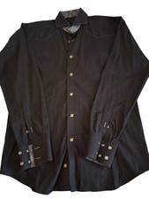 Bogosse Men's Long Sleeve Button Down Shirt Size 4 Large Great Condition