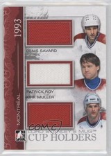 2013 ITG Lord Stanley's Mug Silver Denis Savard Patrick Roy Kirk Muller HOF i9i