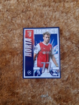 UEFA CHAMPIONS LEAGUE 2023/24 STICKER NUMMER 635 SPORT BRAGA HORTA IMPACT
