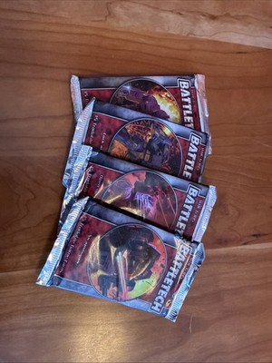 4x Battletech Unlimited Booster Packs