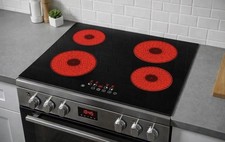Huro 4 Zone Ceramic Hob 60cm Built-in Electric Hob 6000W Touch Control