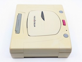 Sega Saturn White HST-3220 NTSC-J Japan Tested w/  MARVEL