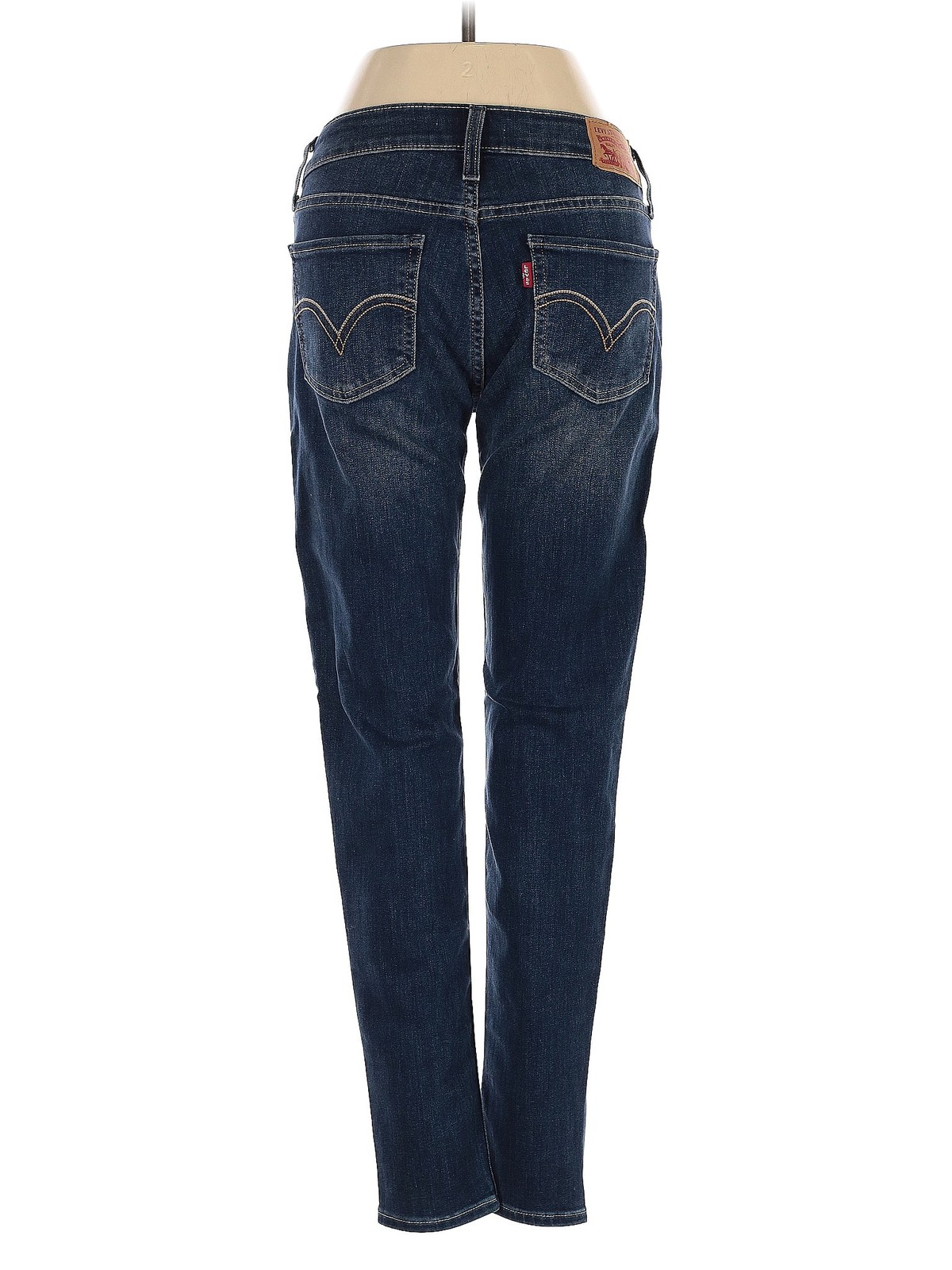 Levi's Women Blue Jeggings 27W thumbnail 2