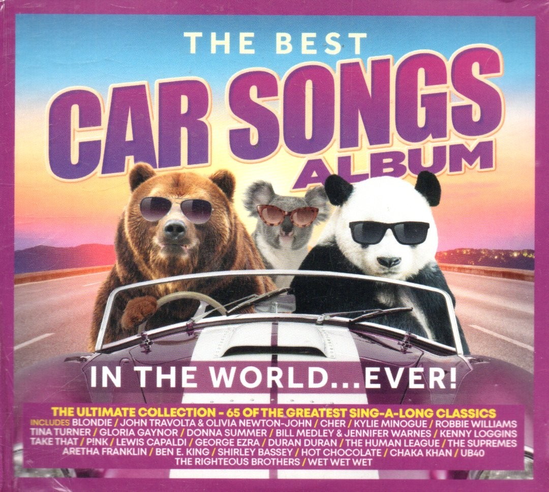 THE BEST CAR SONGS ALBUM IN THE WORLD EVER - Various Artists - 3xCD Album *NEW*