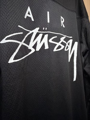 Nike x Stussy Black Dri-FIT Mesh Jersey S-XL Streetwear Athletic