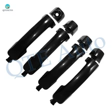 Set of 4 Front-Rear Outer Door Handle Cover For 2008-2017 Toyota Sequoia