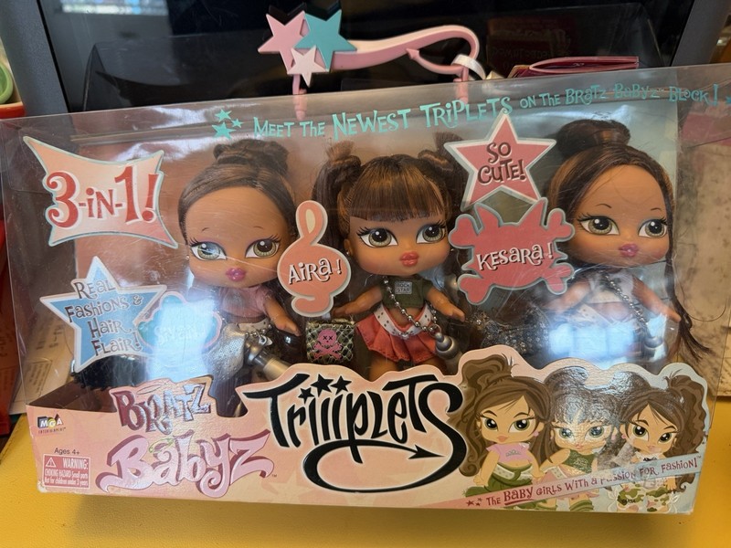 Bratz Babyz Triplets. RARE NIB