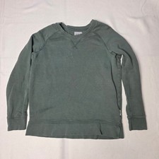 Pact women's sweatshirt Organic Cotton Crew Neck Green Size Medium