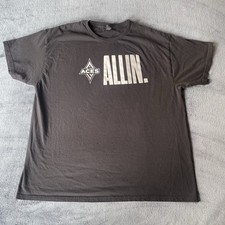 WNBA Las Vegas Aces Short Sleeve Black All in Logo T-Shirt XL