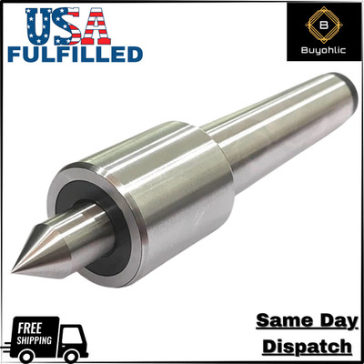 Small Slim Body Triple Bearing Revolving Live Center Under 10 Micron-USA FULFILL