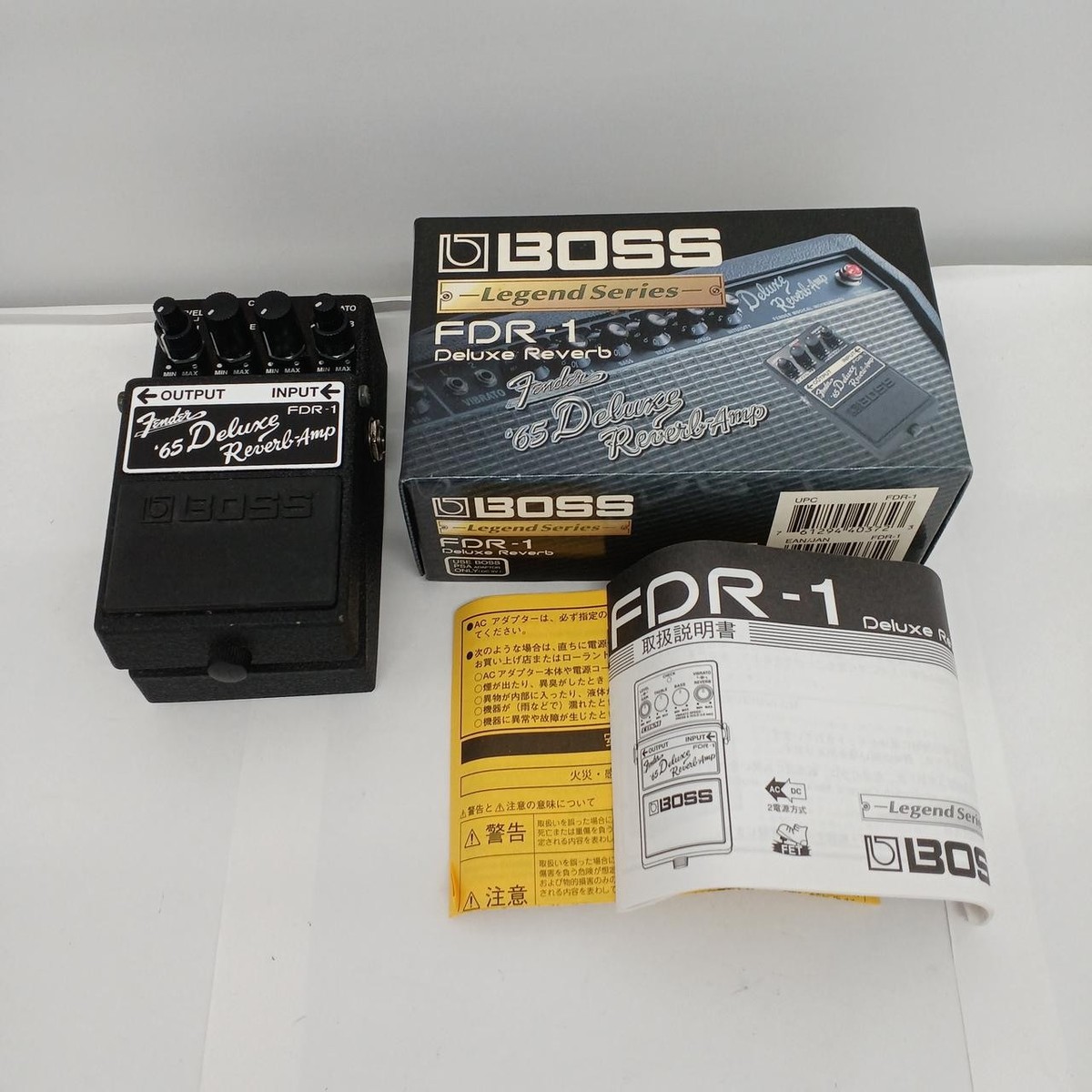 BOSS FDR-1 Fender '65 Deluxe Reverb Amp Pedal Clean Overdrive