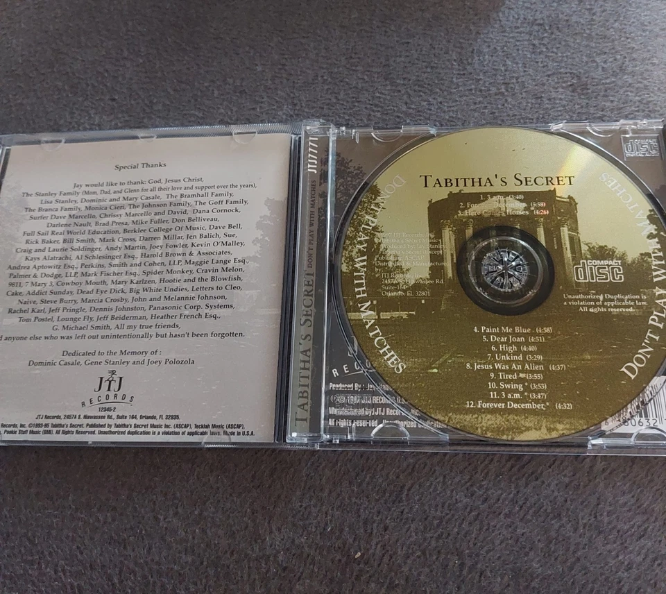 Tabitha's Secret - Don't Play With Matches / Matchbox Twenty - Bild 3 von 3