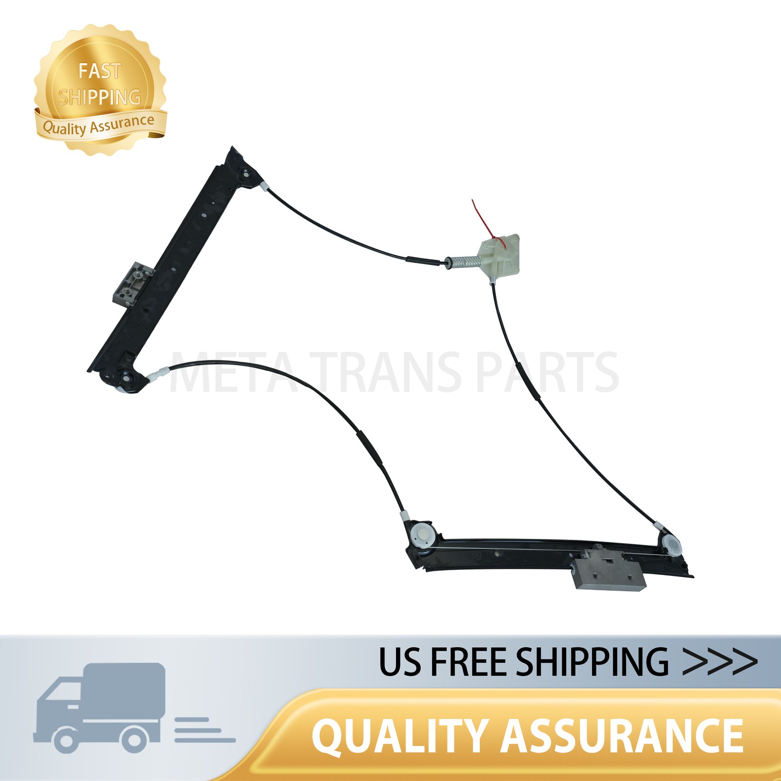 3W0837401J Fits 04-18 Bentley Continental GT Coupe Front Left Window Regulator