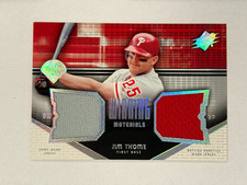 2004 SPx Winning Materials -Jim Thome - #WM-JT HOF Game Worn