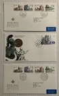 1988 and 1993 Great Britain high face value FDC inc 10 pound Britannia [y10487]