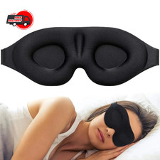 Sleep Eye Mask for Men Women, 3D Contoured Cup Sleeping Eye Mask Blindfold