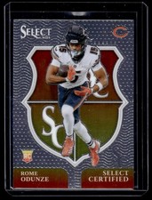 2024 Panini Select Certified Rome Odunze Rookie Chicago Bears #10