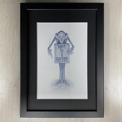 GERAHMTE BOB ART. DON'T BE A SUCKER, PAUL KIDBY TERRY PRATCHETT SCHEIBENWELT