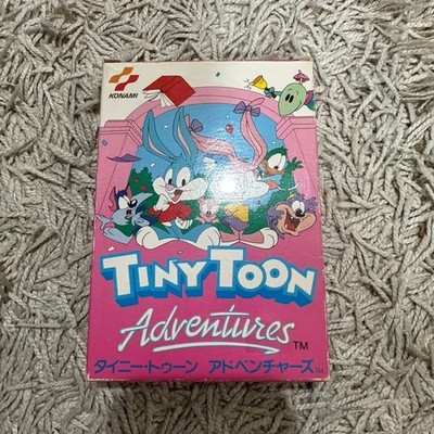 Tiny Toon Adventures Famicom Nintendo FC Konami 1991 NTSC-J CIB Japan Import