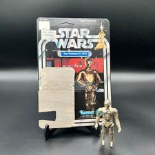 Vintage 1977 Kenner Star Wars See-Threepio C-3PO w 12 Back Cardback  12A