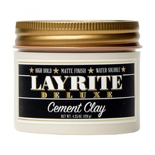 Layrite Cement Clay, Men's Grooming Product, Holds Like Wax, 4.25 oz E626 