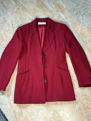 STICKY FINGERS-London,BLAZER,Weinrot,Trendfarbe,Gr.10 UK+Deutsch 38,Acetat