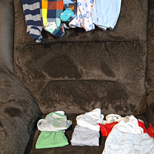 Unisex Baby Clothing Lot Multicolor Mixed Patterns Cotton Blend Animals