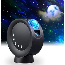 LED Star Projector Light, Galaxy Moon Nebula Night Lamp w/ Base, Remote Control