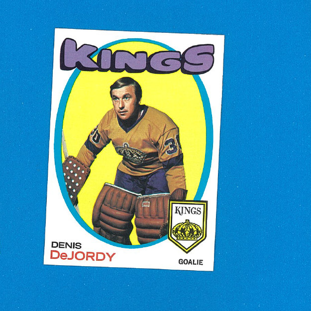 Denis DeJordy #63 Hockey Cards 1971 Topps trading card — raw and PSA graded price guide