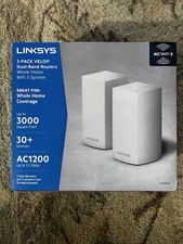 Linksys Velop AC1200 Dual-Band Mesh WiFi 5 2-Pack Router White VLP0102-NP