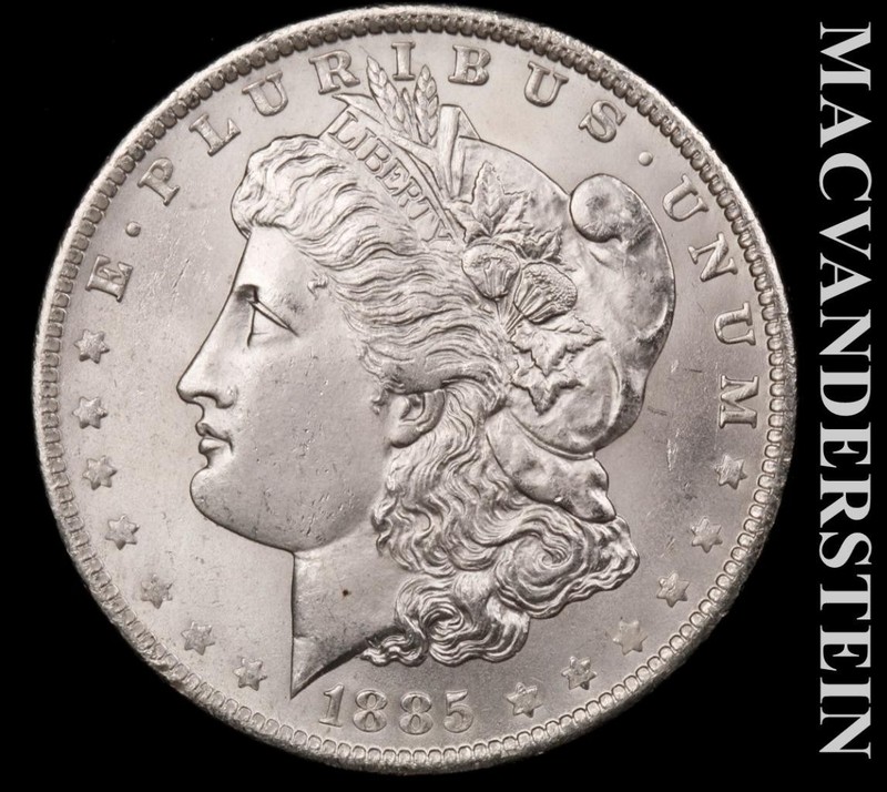 1885-O Silver Morgan Dollar - Choice Gem Brilliant Unc+++  Lustrous  #L7933
