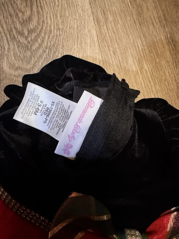 Vestido Bonnie Baby Navidad Manga Corta Talla 3-6 Meses  Foto 3 de 3