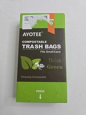 75 Counts AYOTEE Mini Garbage Bags, 3 Gallon Small Compostable Trash Bags, ...