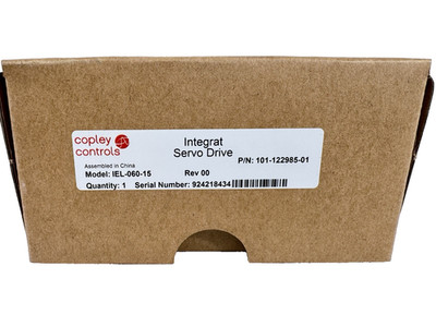 Copley Controls IEL-060-15 Integrated Servo Drive 101-122985-01 Rev00