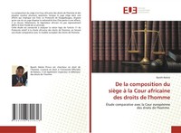 De La Composition Du SièGe à La Cour Africaine Des Droits De L'homme Balola Buch