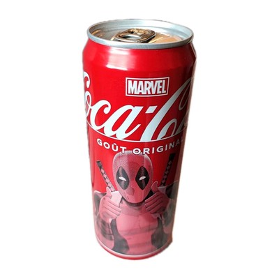 Marvel Deadpool Limited Edition Coca Cola Dose Can 2024 0,33l NEU  