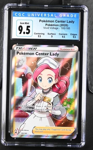 Pokémon Center Lady graded CGC 9.5 for sale on eBay