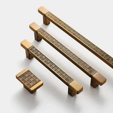 3.78" 5" 7.55" Vintage style cabinet Drawer Handles Cupboard Pulls Square Knobs
