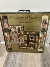 Elizabeth Bradley Needlepoint Seasonal MIDSUMMER Bell Pull Vintage Kit