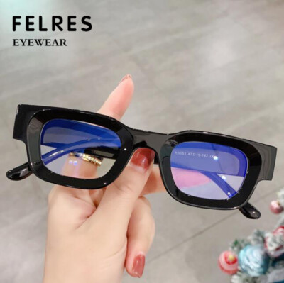 Men Women Thick Frame Polarized Sunglasses Hip Hop Small Frame Party Glasses Hot