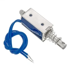 Electronic Pull Push DC 24V 10mm Electric Release Solenoid Latch Lock Catch