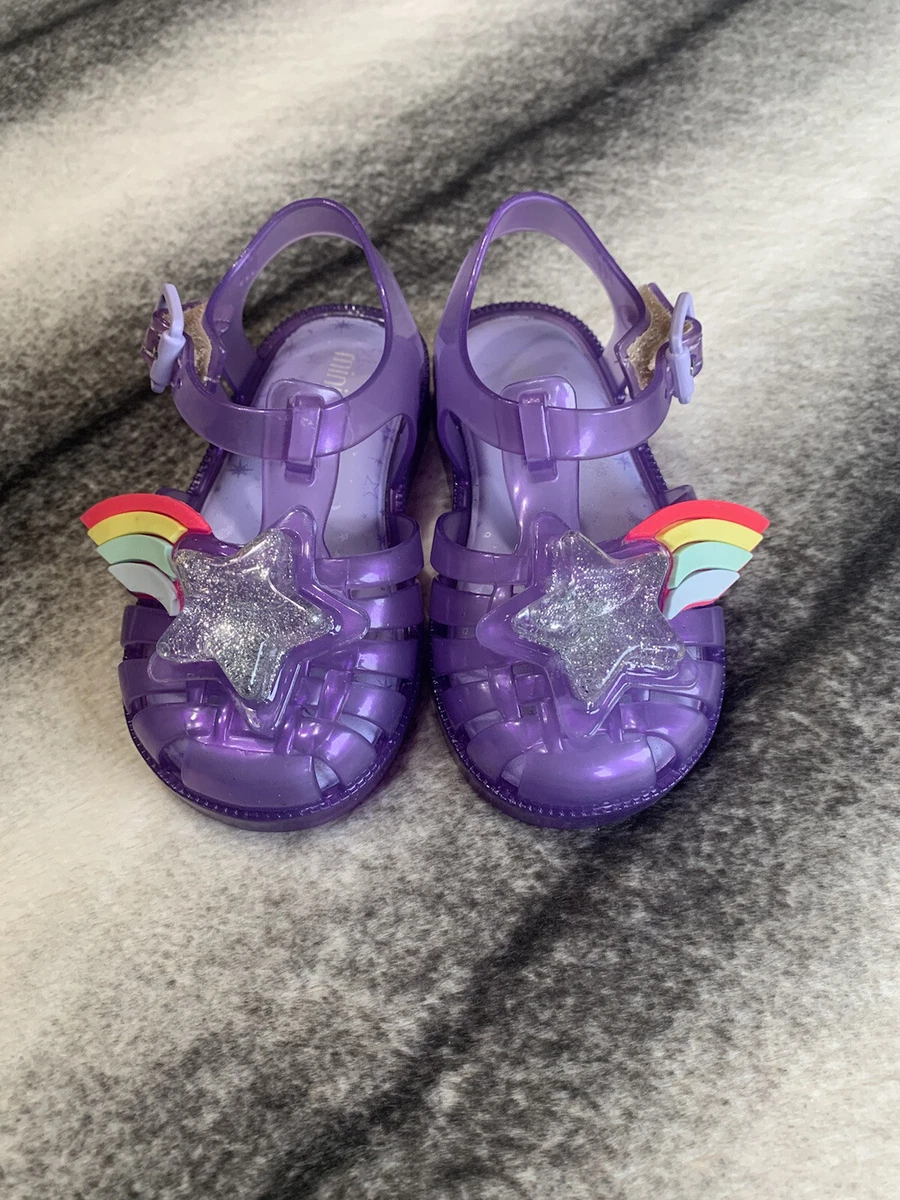 Melissa Mini Posession II Purple Jelly Sandals Toddler Size 6 eBay