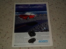 1993 JENSEN SPEAKERS  SLICK 50 AD / ARTICLE