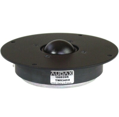 Audax TW034X0 1.3'' Silk Dome Tweeter 34mm Fits JBL SVA 8 ohms