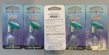 5 Packs Blue Fox Flash Deep Runner Spinners Rainbow Trout