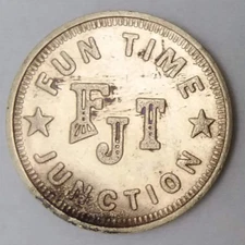 Fun Time Junction Fairfield, NJ Arcade Game Token 24mm