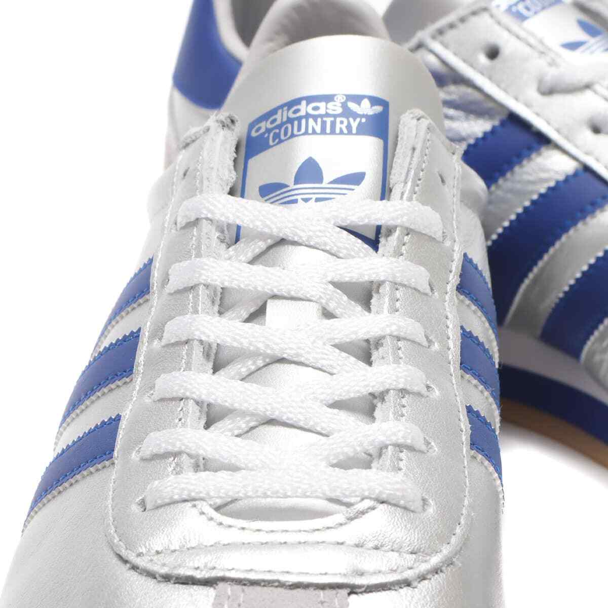 スニーカー adidas Country OG Silver Blue IE4230 Adidas Country OG Shoes 'Matte Silver/Blue' - IE4230
