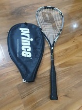 Prince Titanium  TF Hornet Squash Racket Black Grey With Cover