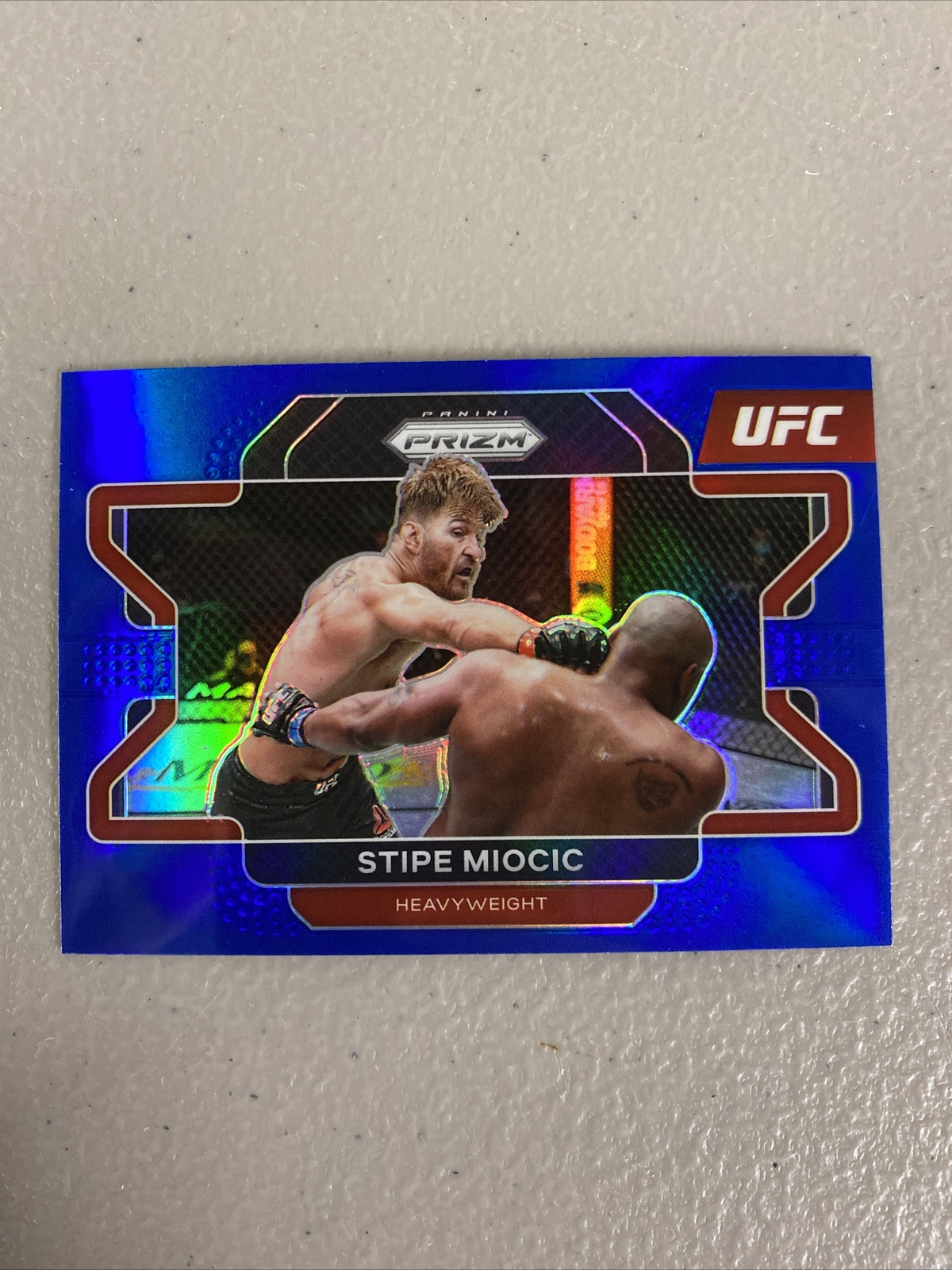 Stipe Miocic /199 Blue 2022 Panini Prizm UFC #100 Heavy Weight SP
